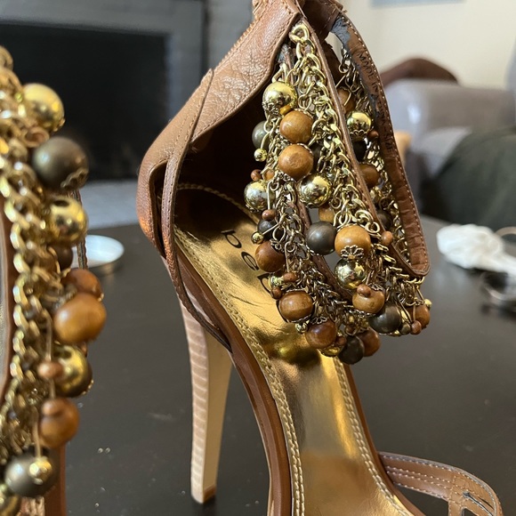 BEBE Beaded Heels - Picture 5 of 8
